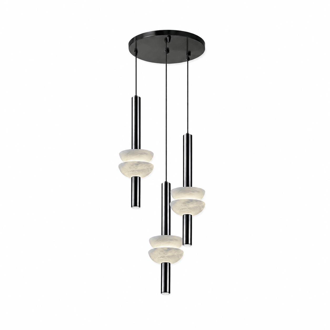 Alabaster Column Pendant Lamp