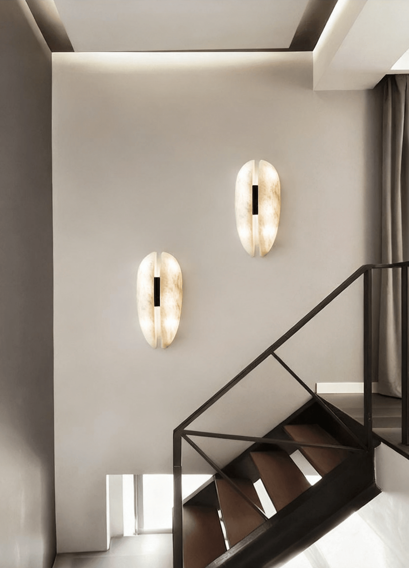 Alabaster Veil Wall Sconce