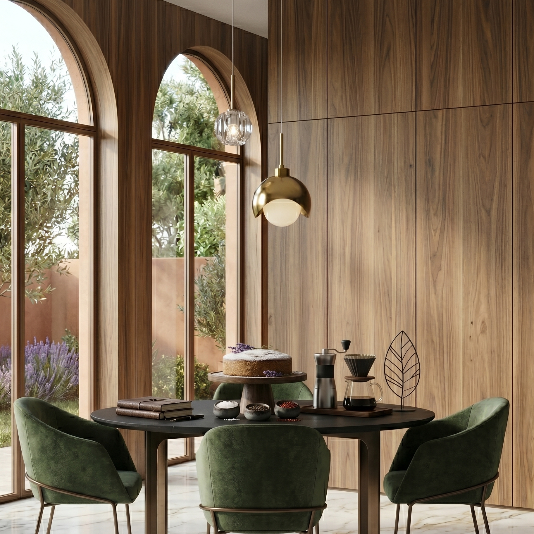 Nordic Luxury Crystal LED Chandelier