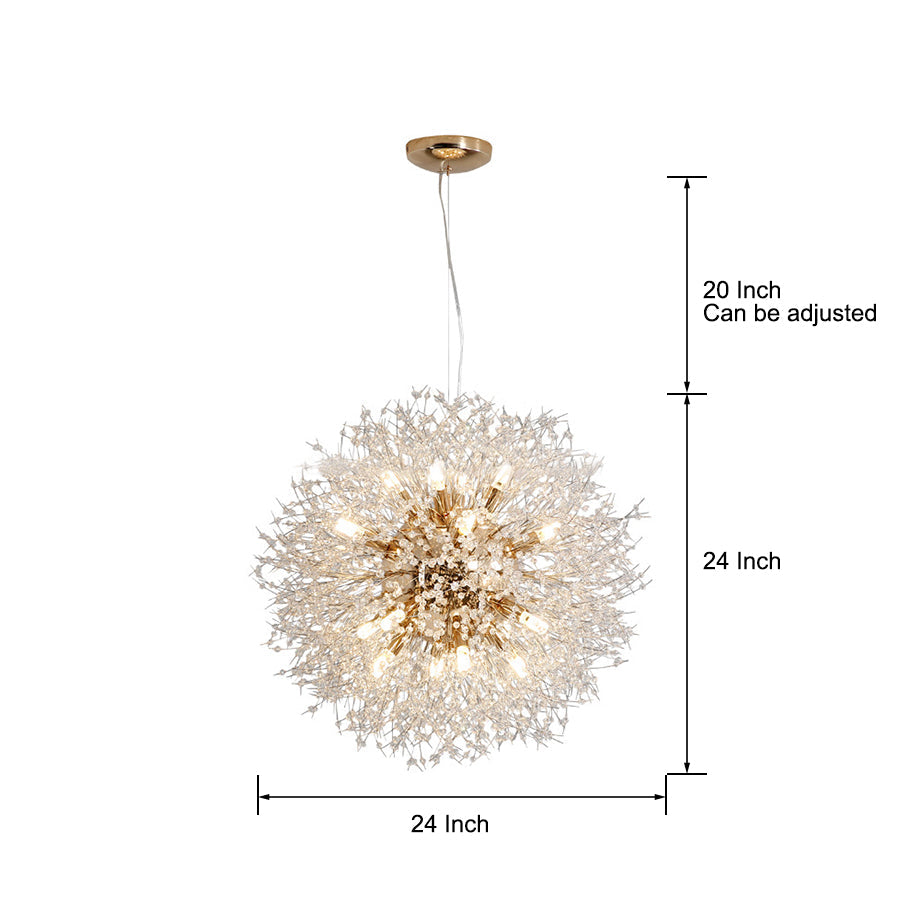 Chandelier Vintage LED Sculptural Branch Dining Room Tree Pendant