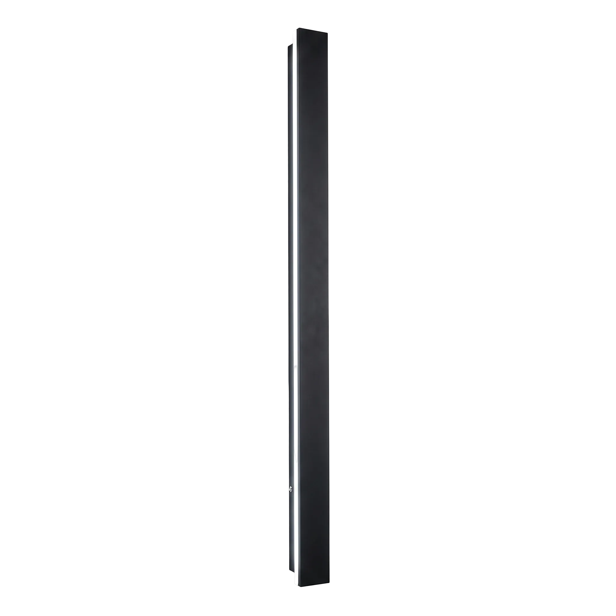 Outdoor Strip Wall Light Black Linear LED Integrated Light