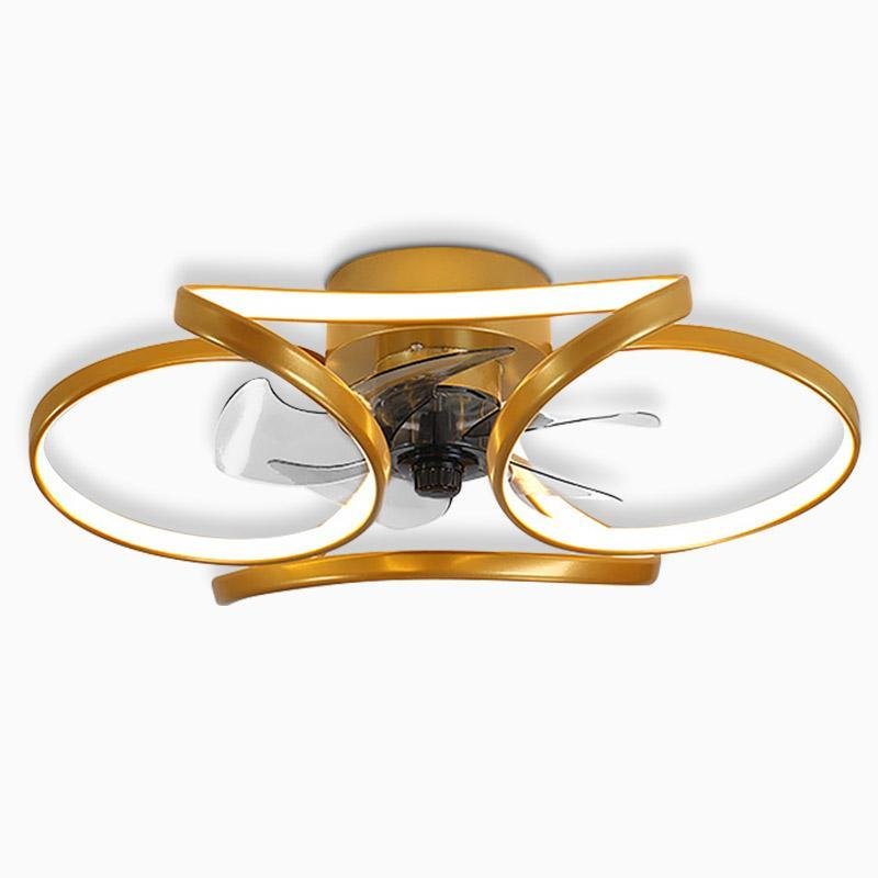 Flower LED Ceiling Fan with Light