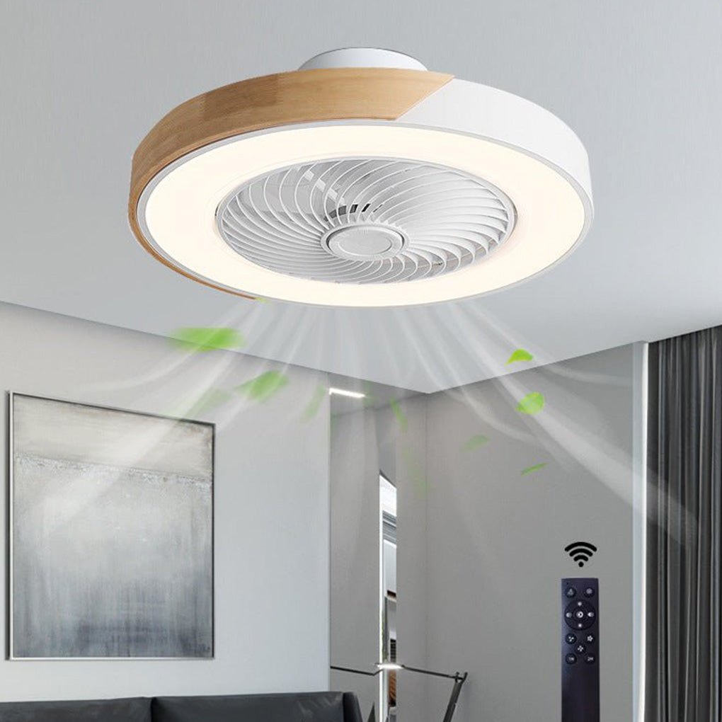 Bladeless Ceiling Fan with LED Light