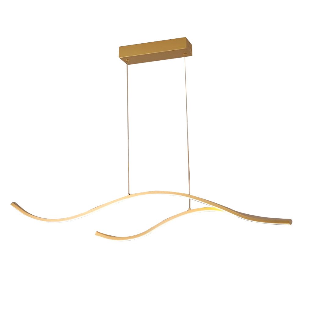 Wave LED Linear Chandelier