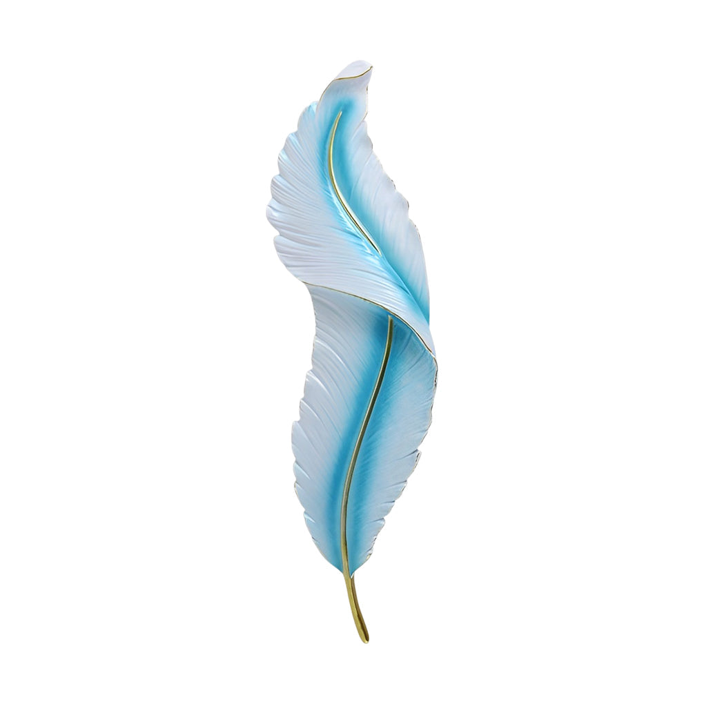 Wall Sconce - Luxury Feather LED Modern Lamp - Hallway Bedroom Light