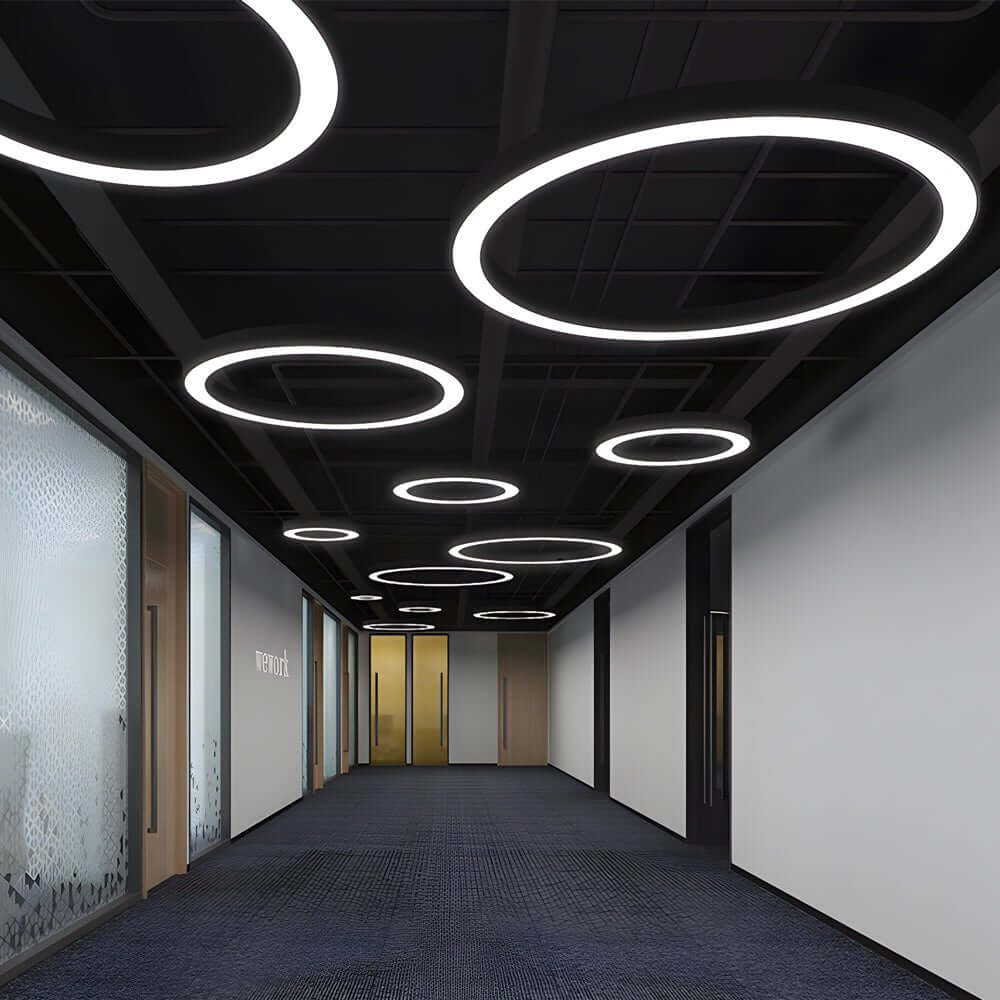 Modern LED Ring Chandelier