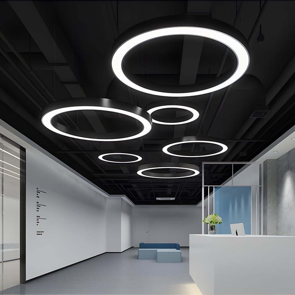 Modern LED Ring Chandelier