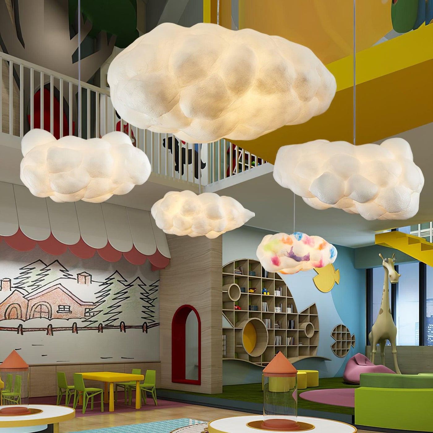 Cloud Cluster LED Pendant