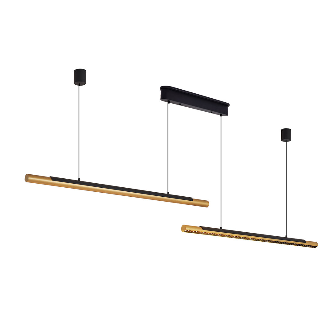Dual-Head Linear LED Pendant