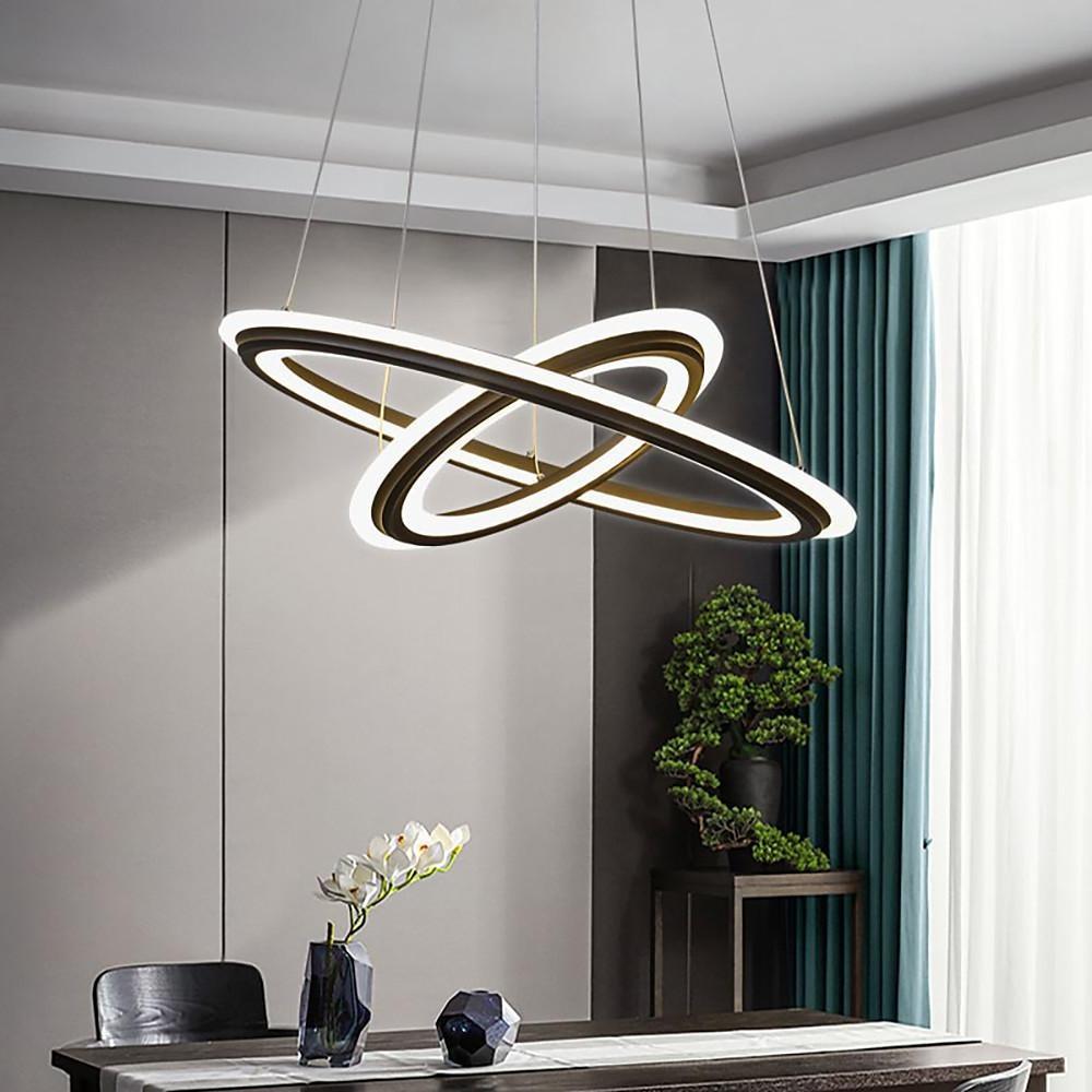 Dual Ring Nordic LED Chandelier