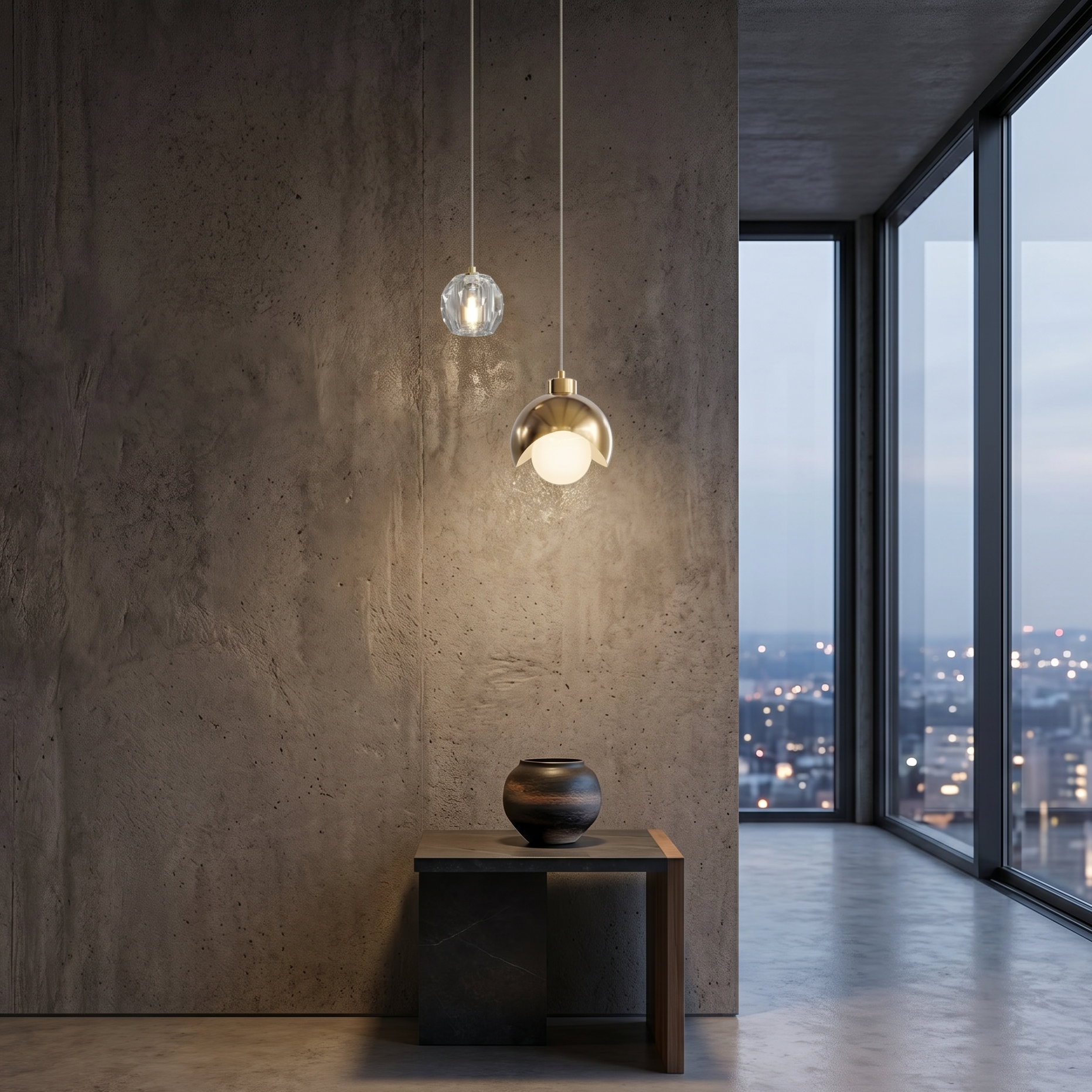 Nordic Luxury Crystal LED Chandelier