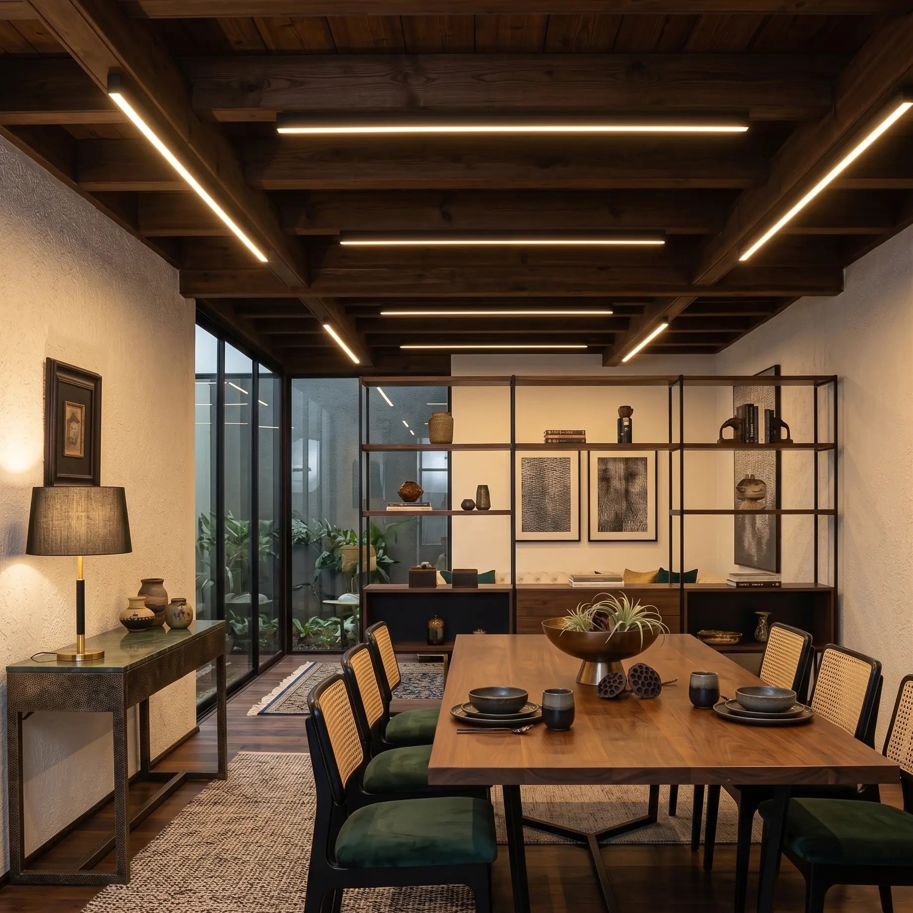 Long Linear Dimmable Ceiling Light