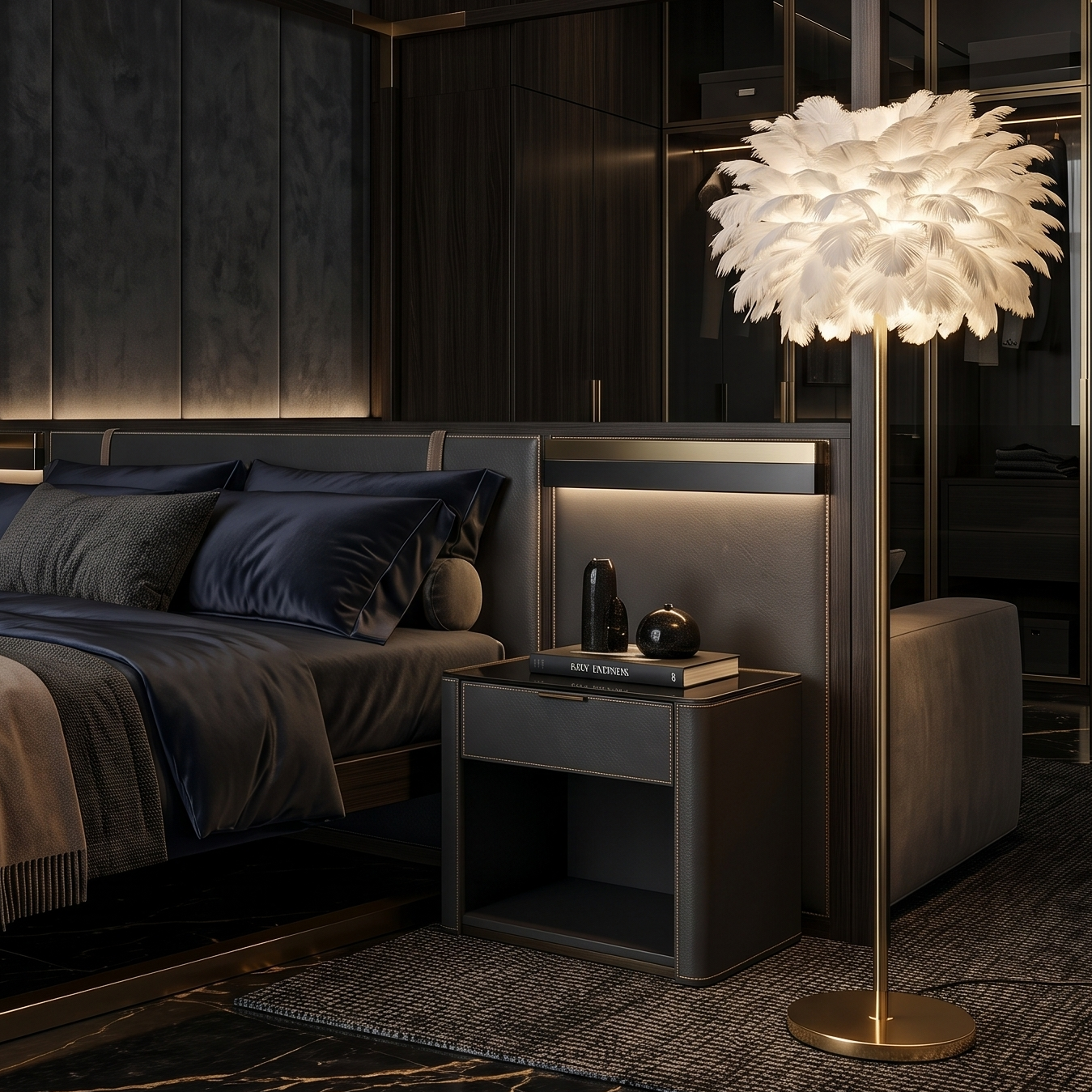 Feather Floor Lamp