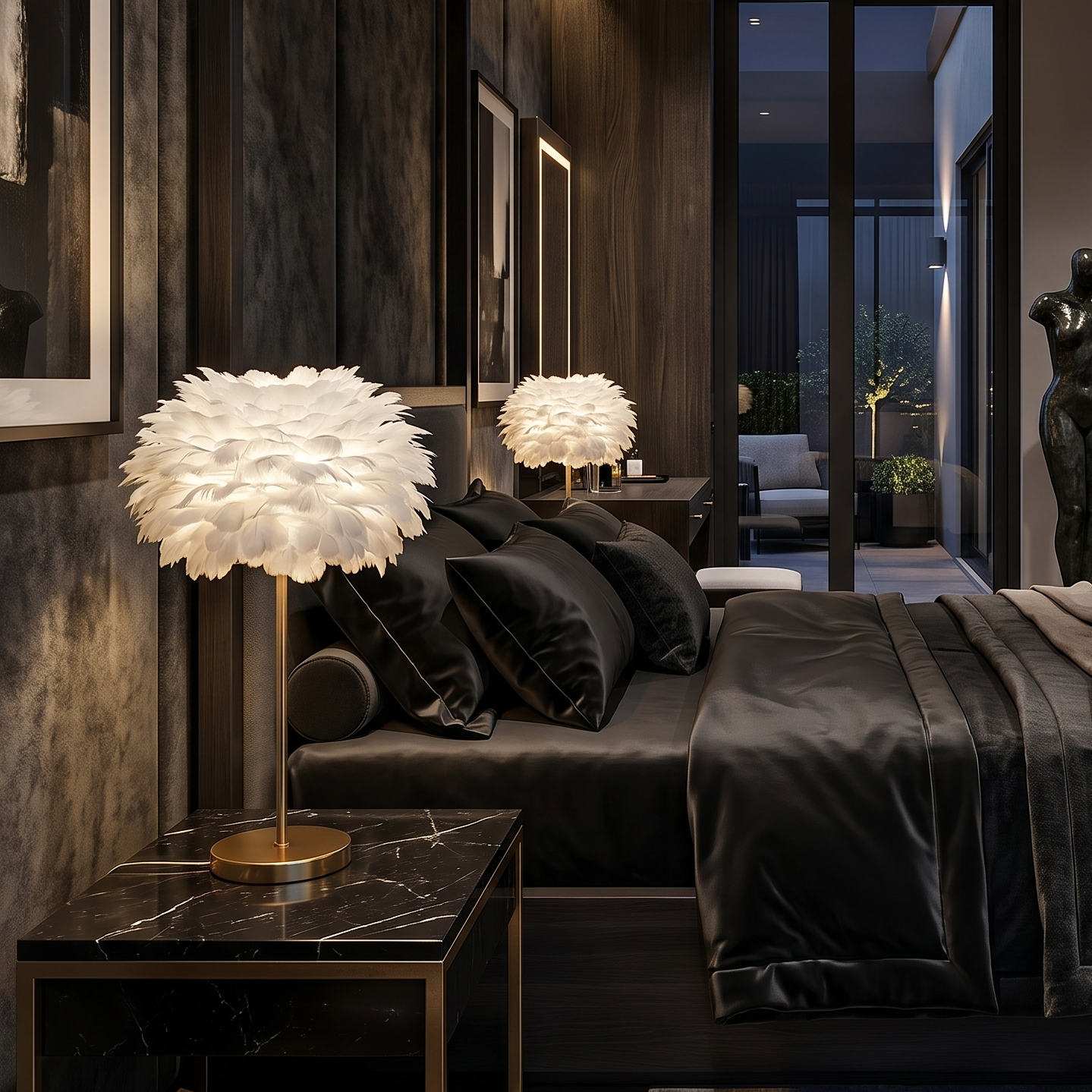 Feather Floor Lamp