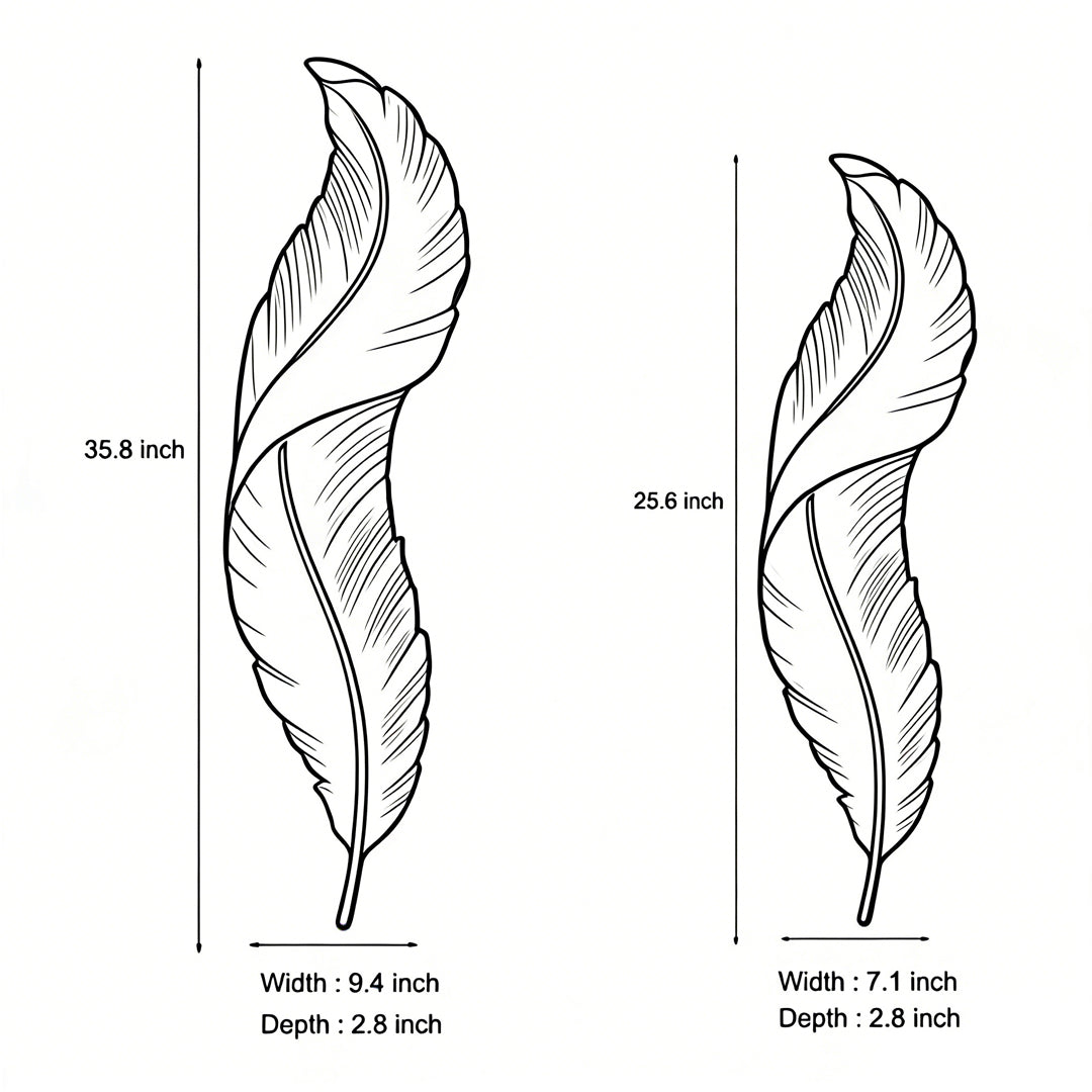 Wall Sconce - Luxury Feather LED Modern Lamp - Hallway Bedroom Light