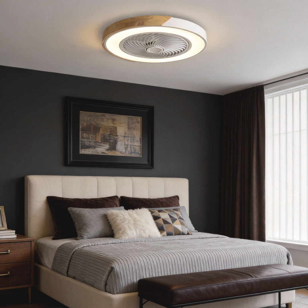 Bladeless Ceiling Fan with LED Light