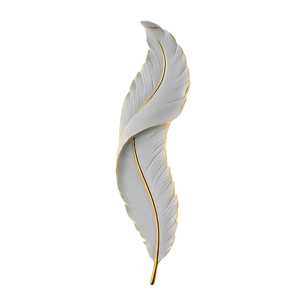 Wall Sconce - Luxury Feather LED Modern Lamp - Hallway Bedroom Light