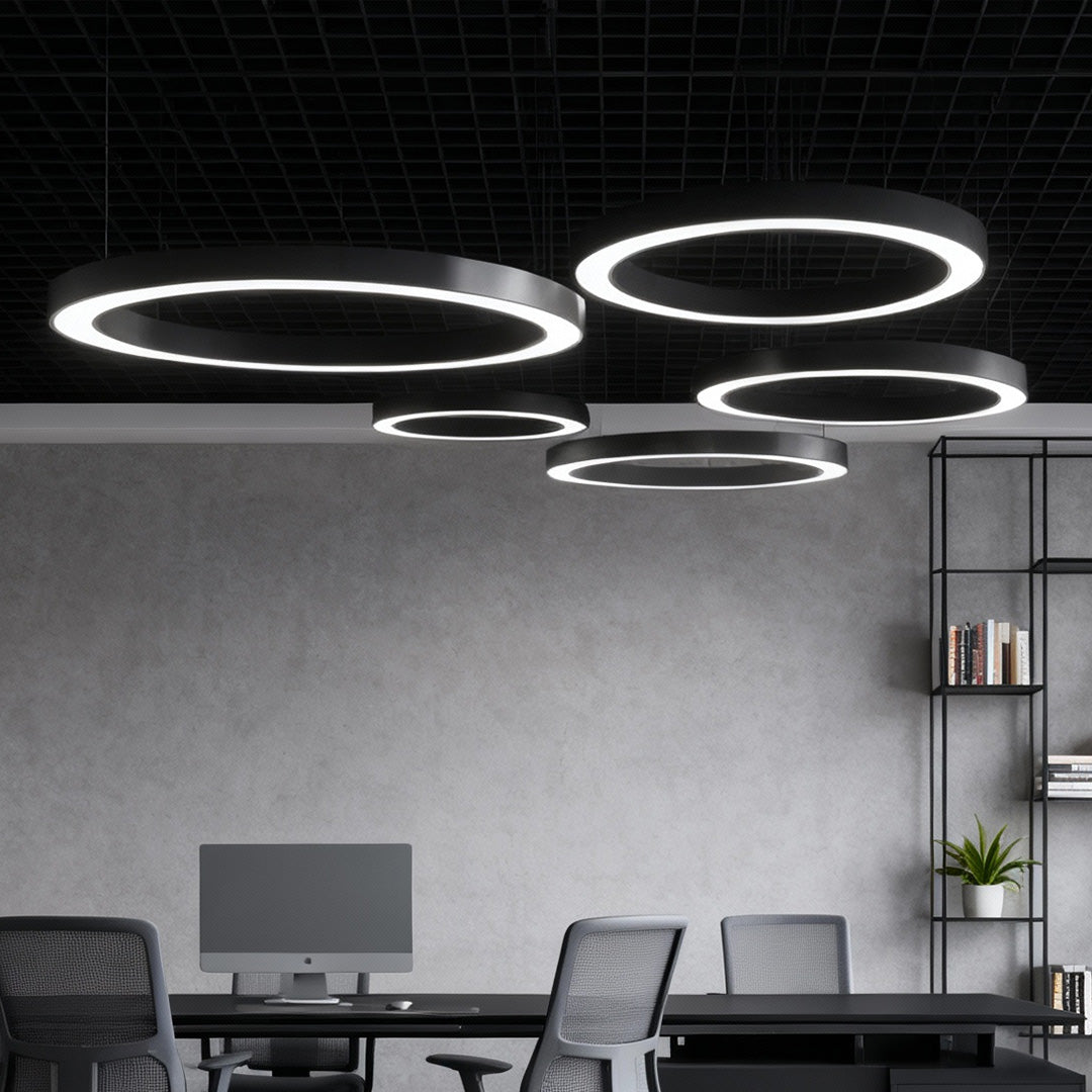 Modern LED Ring Chandelier
