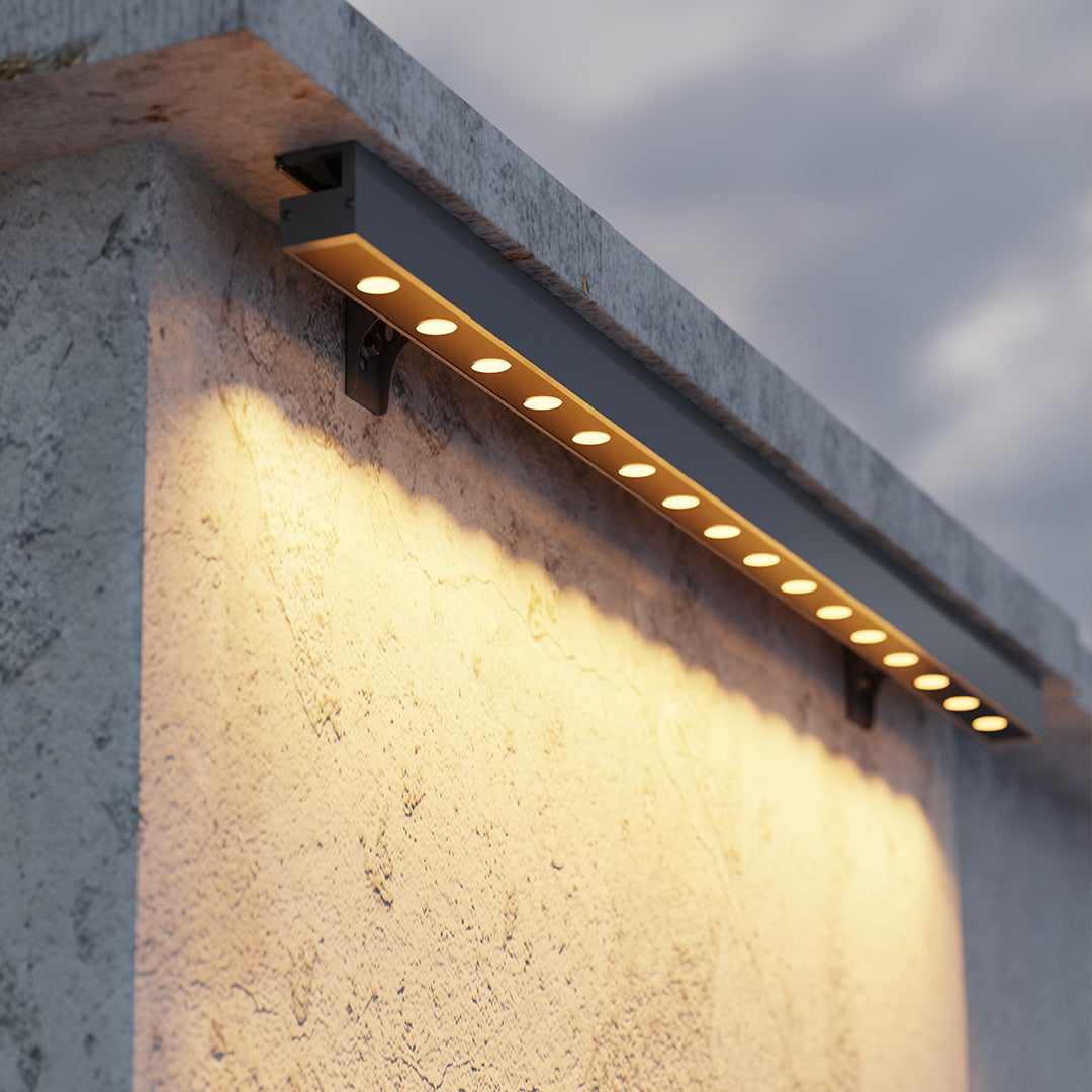 Wall Washer Light Modern LED Linear Outdoor Uplight Adjustable Wall