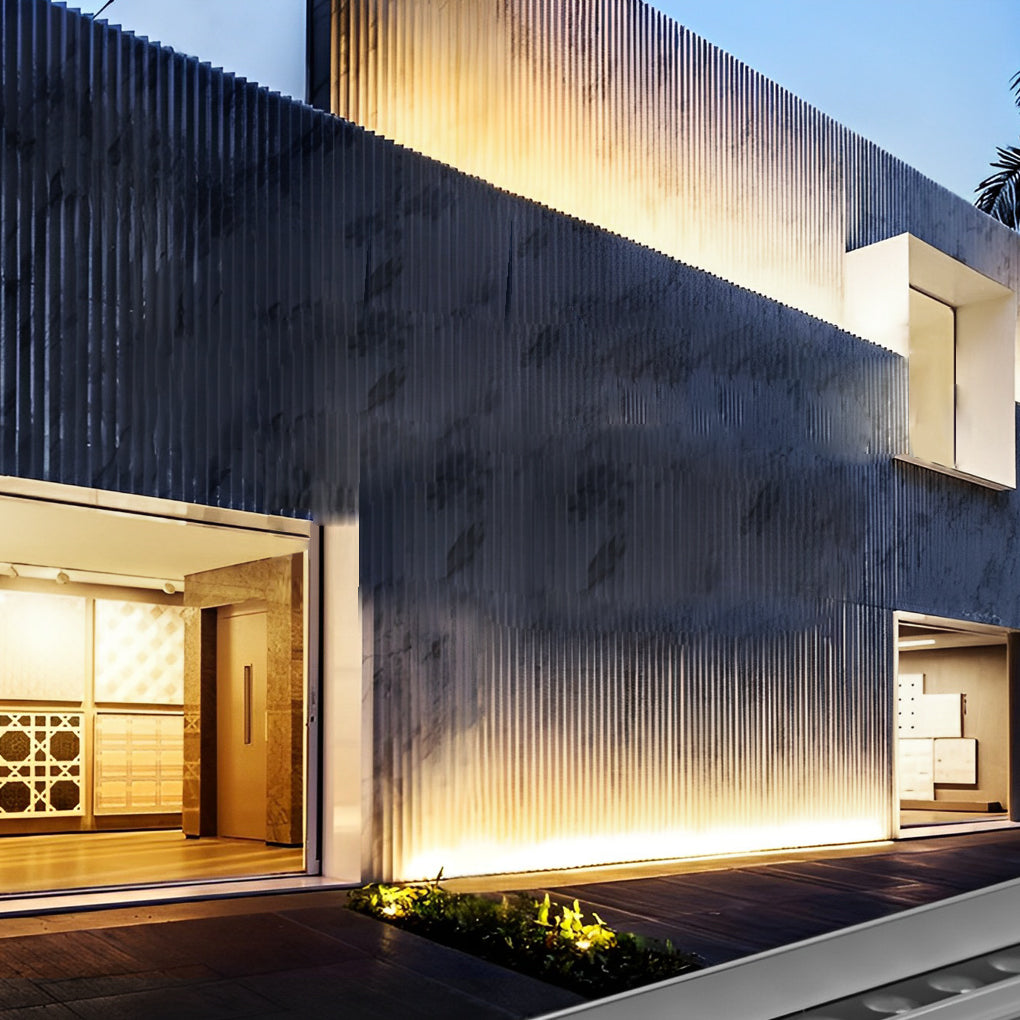 Wall Washer Light Modern LED Linear Outdoor Uplight Adjustable Wall