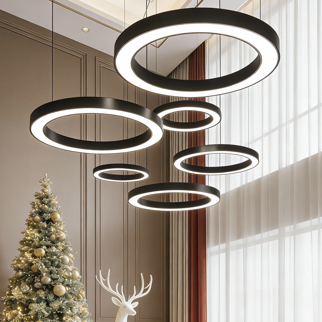 Modern LED Ring Chandelier