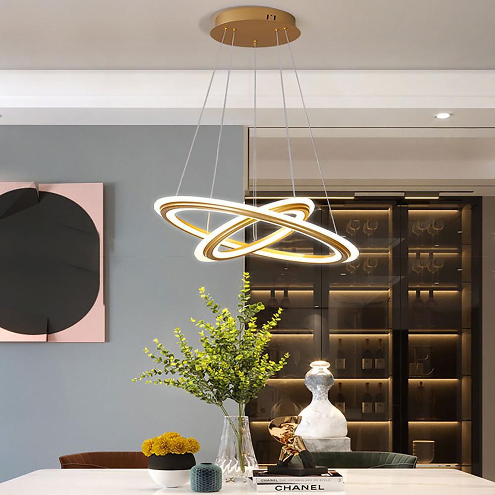 Dual Ring Nordic LED Chandelier