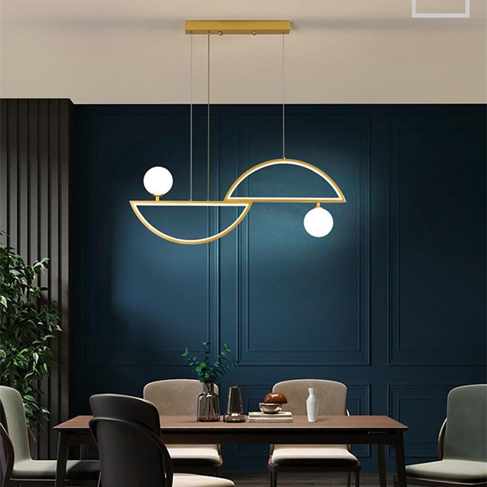 Twin Globe Glass LED Pendant