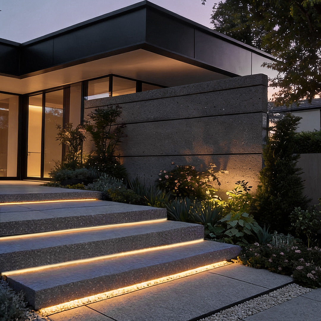 LED Strip Lights Outdoor Waterproof Stair Step Recessed Flexible Tape