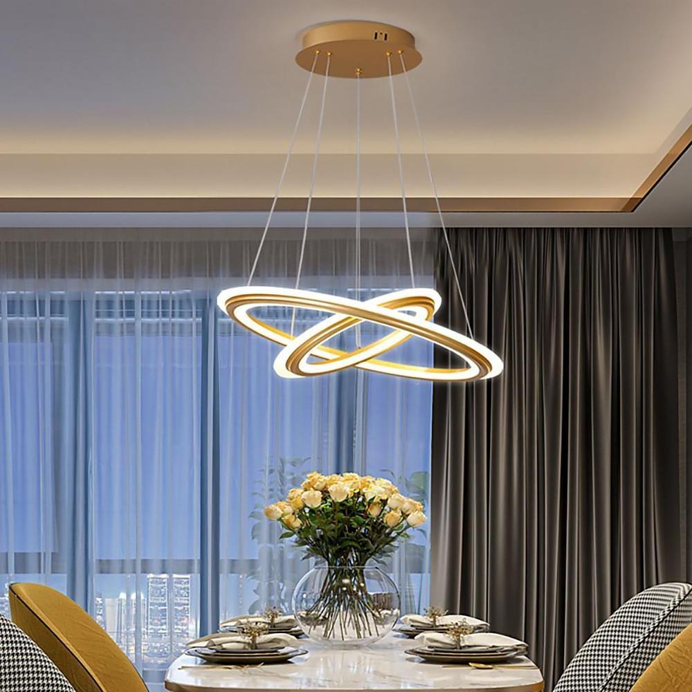 Dual Ring Nordic LED Chandelier