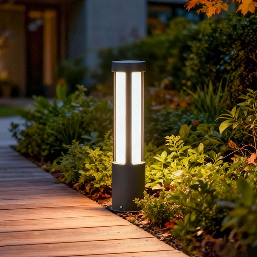 Bollard Light Modern LED Cylinder Pathway Outdoor Landscape Driveway
