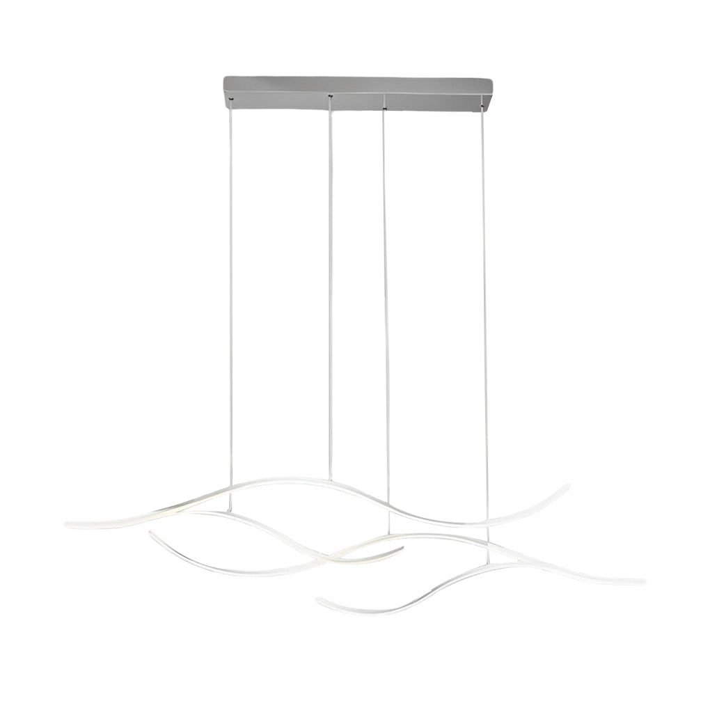 Wave LED Linear Chandelier
