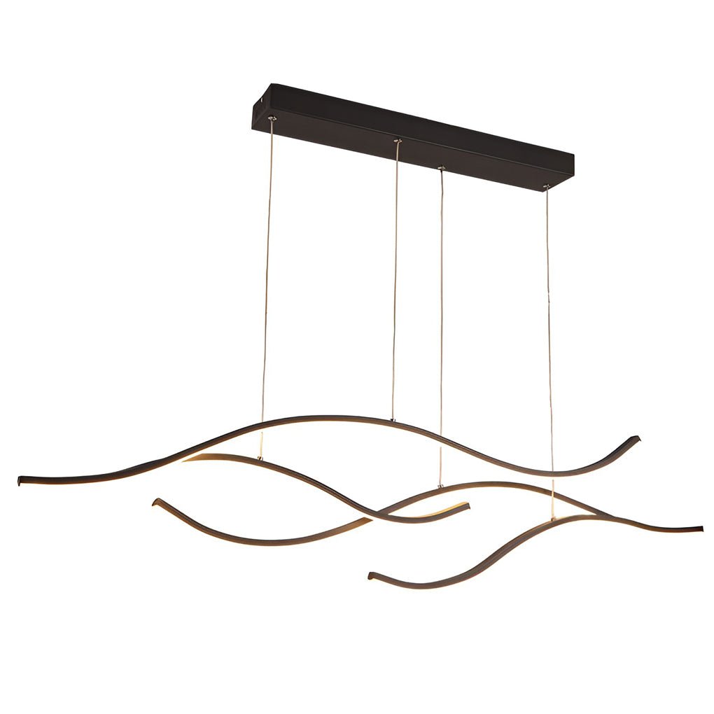 Wave LED Linear Chandelier