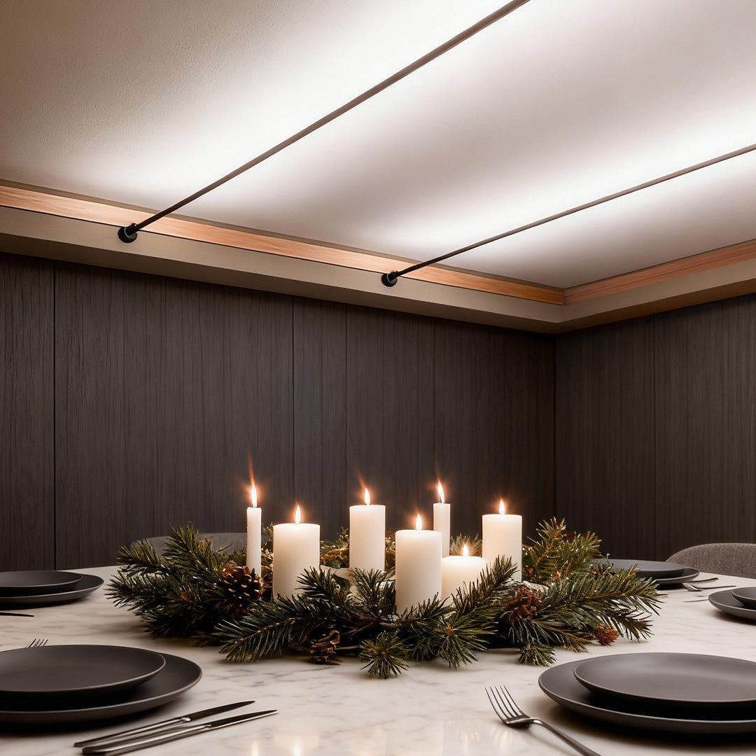 LED Bar Light Modern Rotatable Linear Strip Ultra-Thin Steel Ceiling