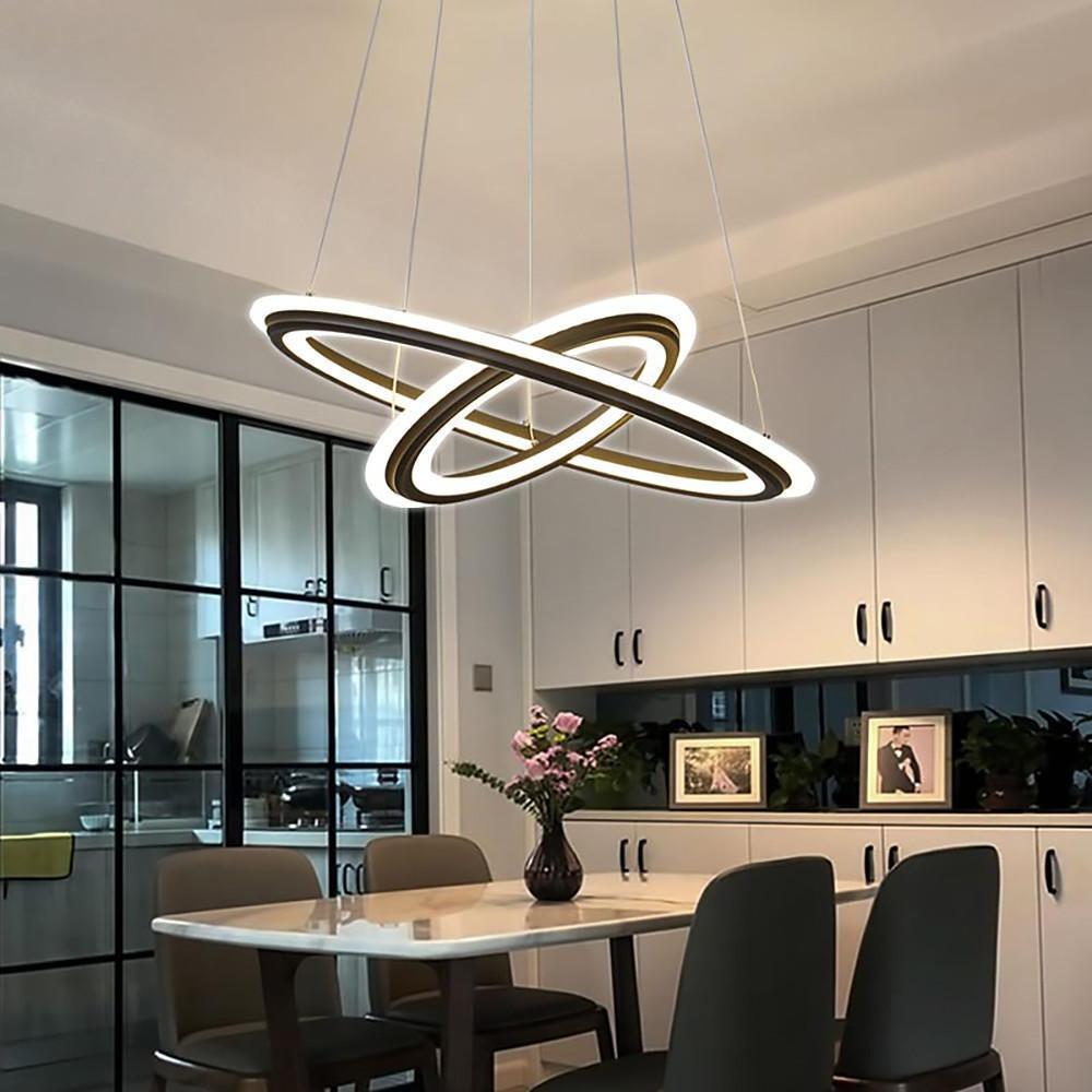 Dual Ring Nordic LED Chandelier