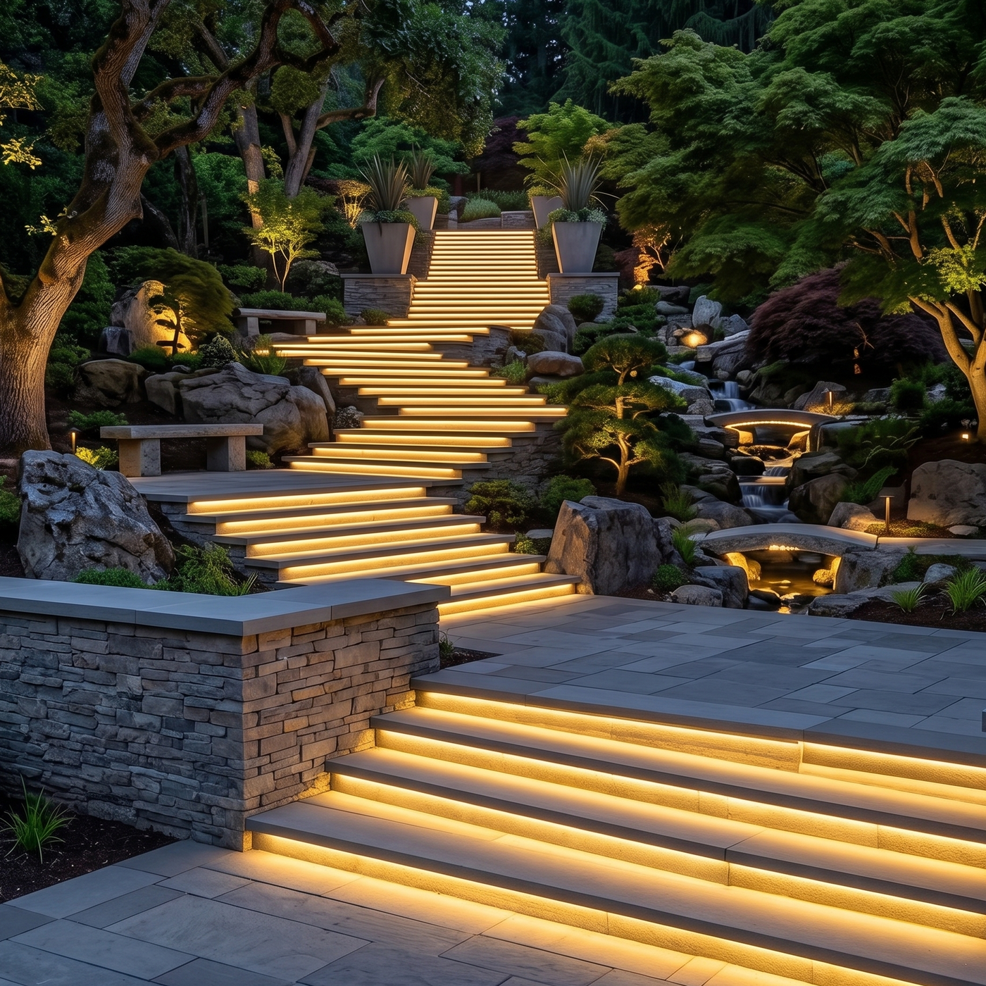 Seamless Corner-Mount LED Strip Light Industrial Style Silicone Lighting