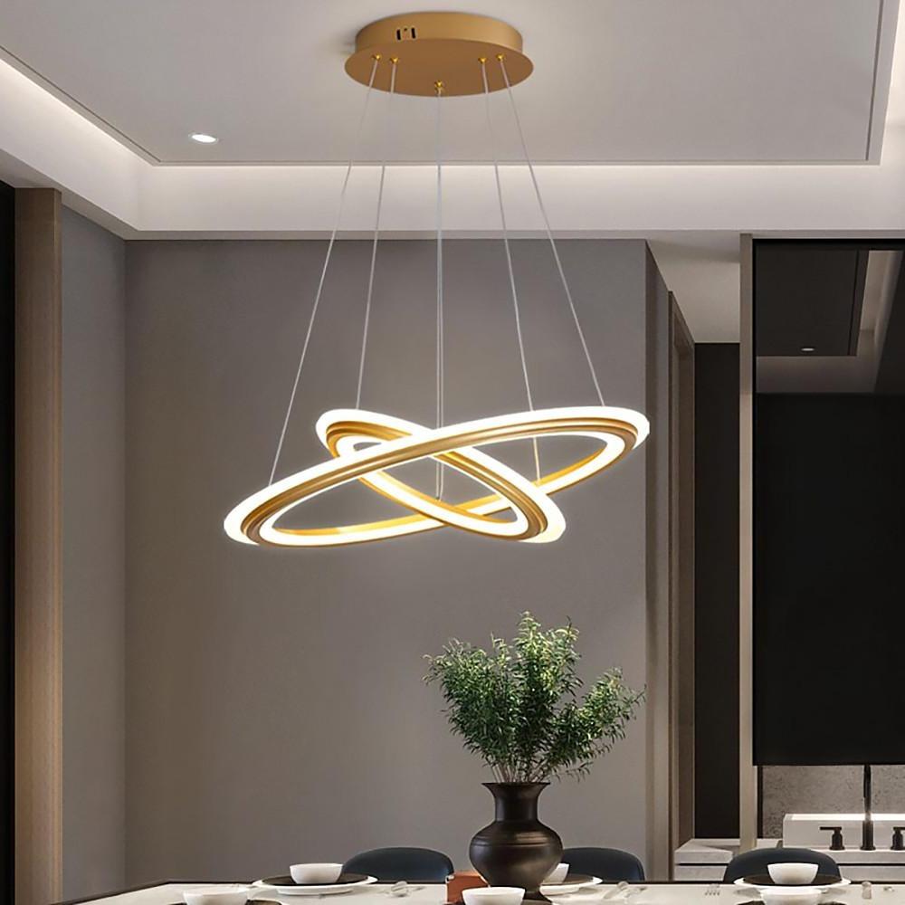 Dual Ring Nordic LED Chandelier