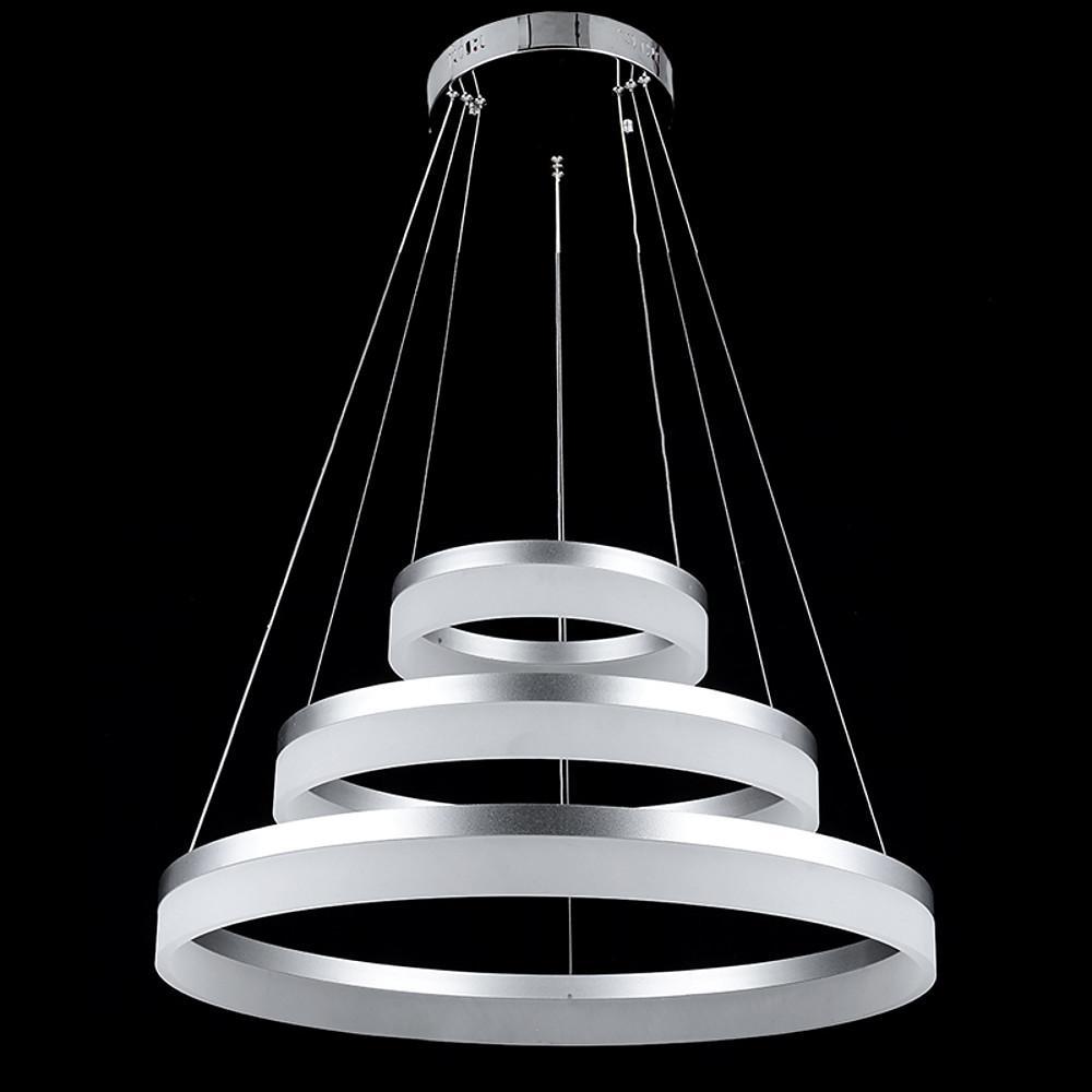 3-Ring Acrylic LED Chandelier